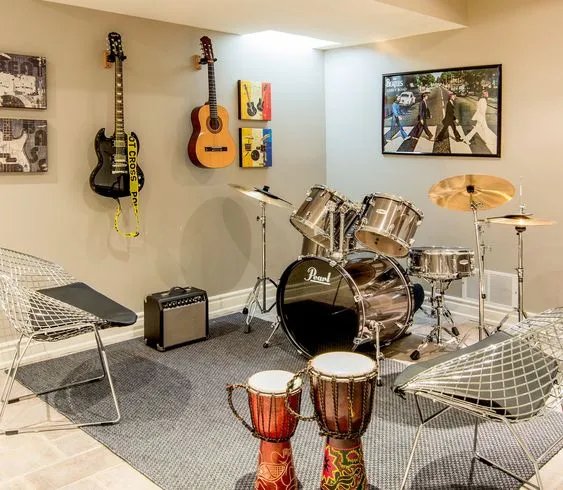 pinterestbasement music studio