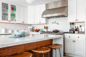 people working on a kitchen remodel