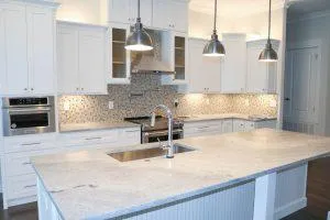 modern kitchen remodel backsplash